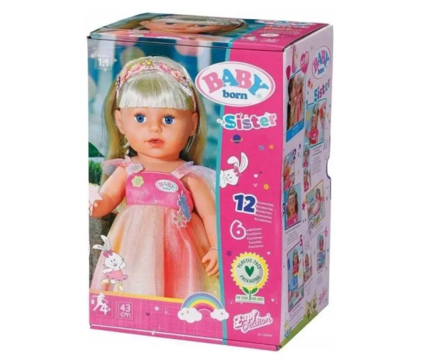 Zapf Creation Baby Born Siostrzyczka jednorożec 43 cm - 1035502 - zdjęcie 2